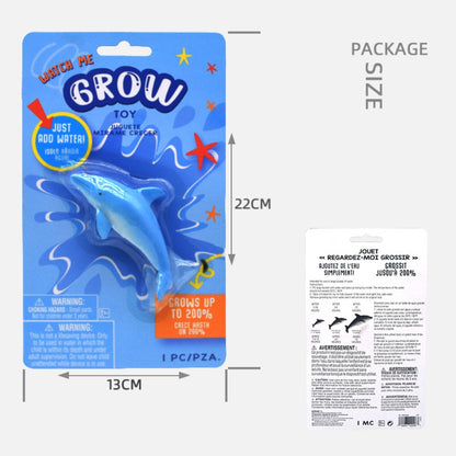 Play N Learn Huge Grow Sealife Toy | Water-Expanding Ocean Animal (Random Design)