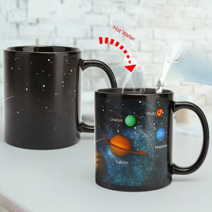 Play N Learn Magic Heat Colour Changing Planets Mug | Space Lover Gift
