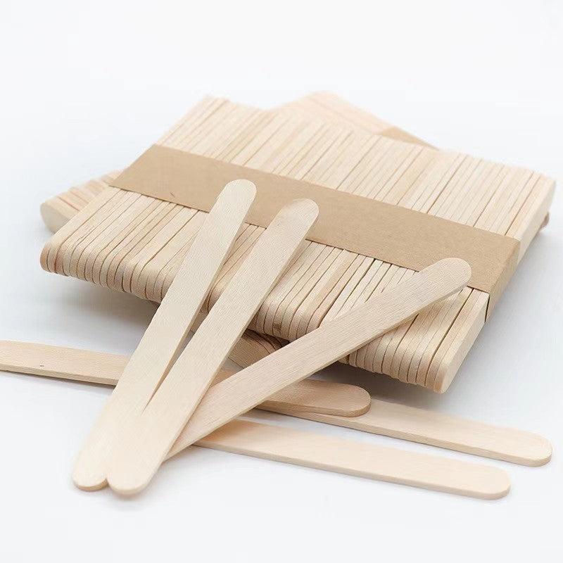 Wooden Ice Cream Sticks Popsicle For Multipurpose Uses ( 50pcs A Set )