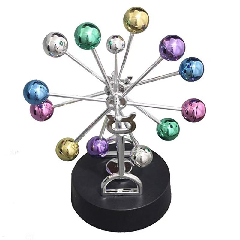 Kinetic Ferris Wheel Motion Toy with Colourful Spinning Desk Decoration & Stress Relief Gift