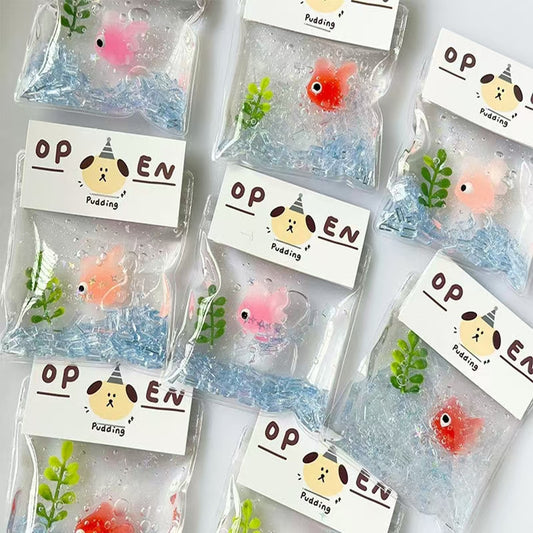 Fun Slime Squishy Fish in a Bag Party Fun Toys Random Colour 1 pack