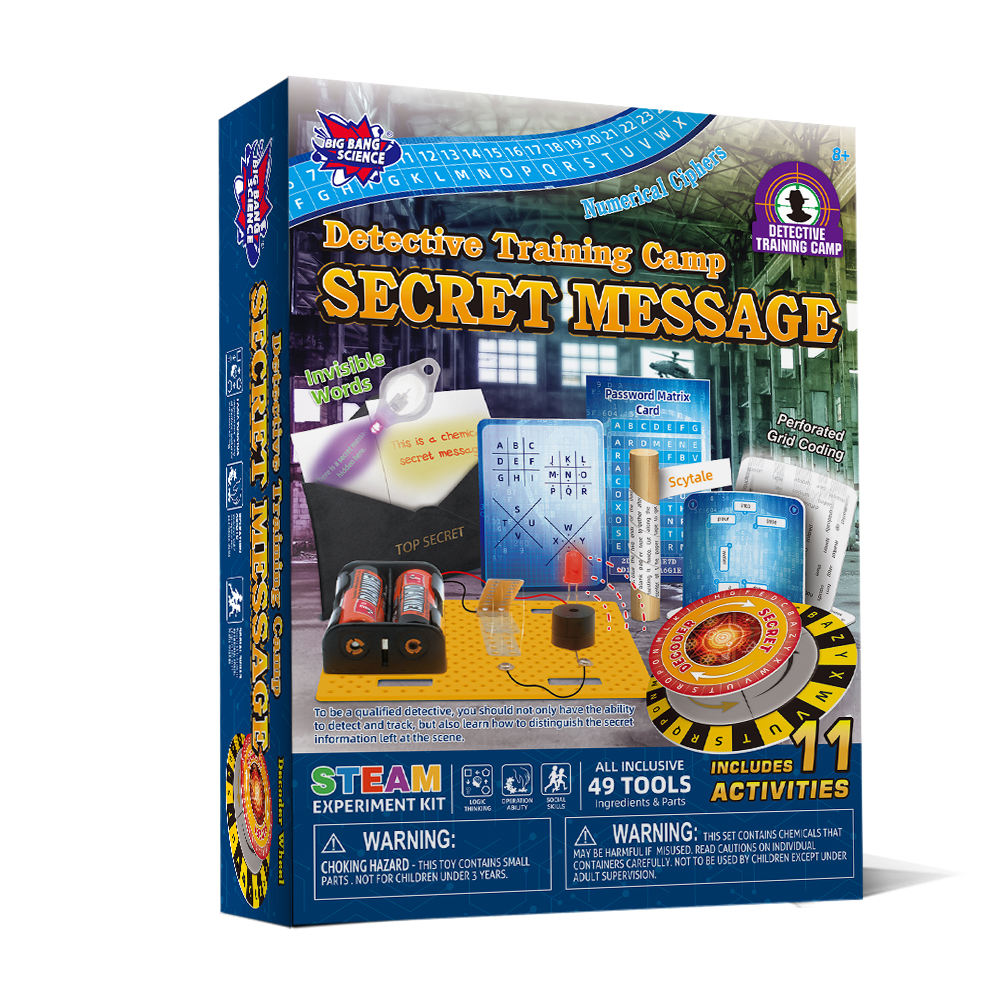 STEM Big Bang Science Secret Message Spy Kit for Kids