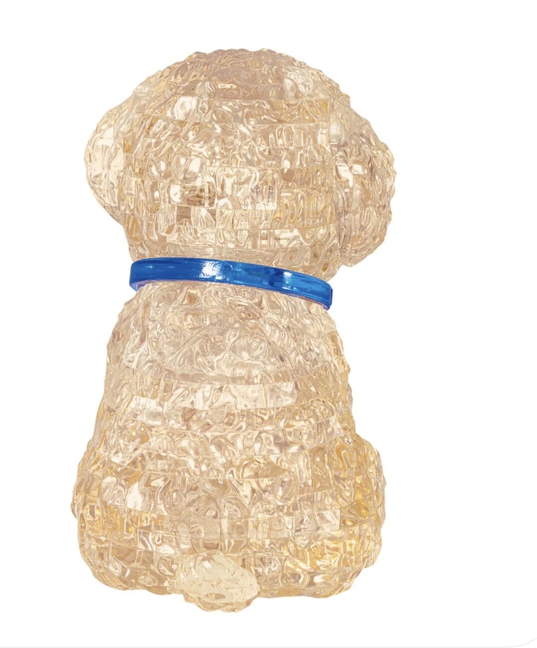 Jigsaw 3D Crystal Puzzle Apricot Toy Poodle Gift
