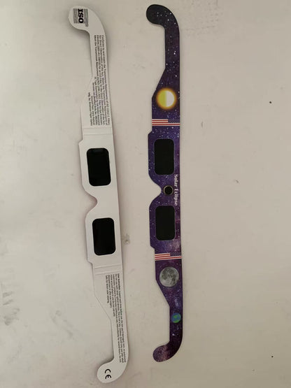Play N Learn Paper Solar Eclipse Glasses | Safe Solar Viewing Lenses