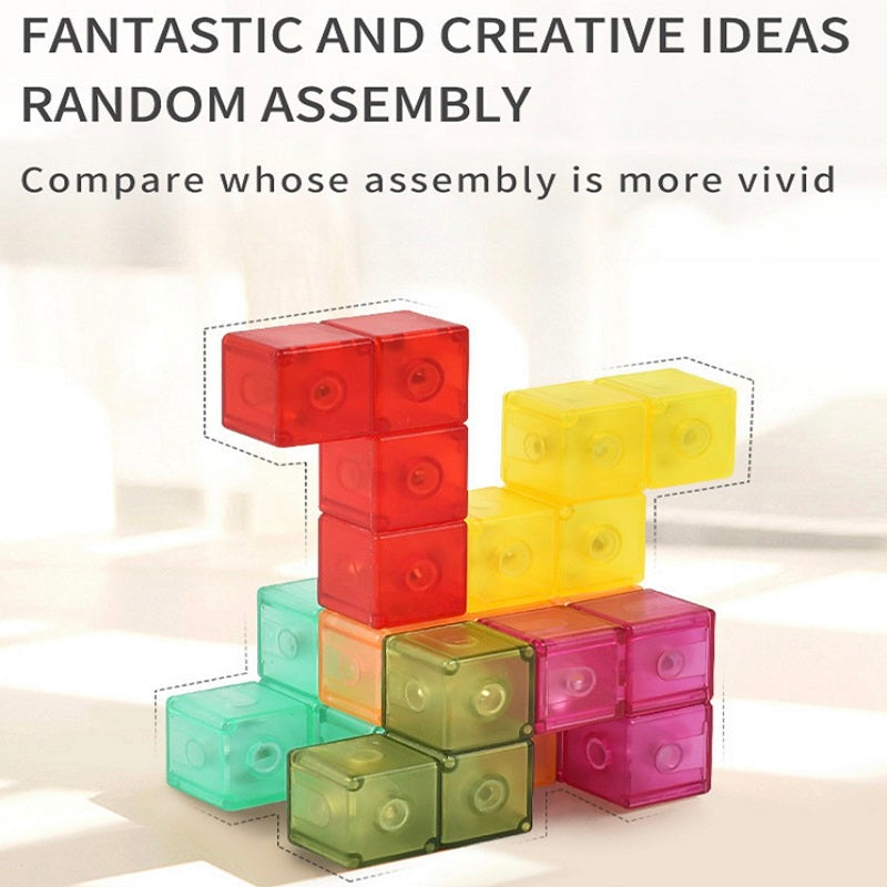 Play N Learn Magnetic 3D Tangram Cube
