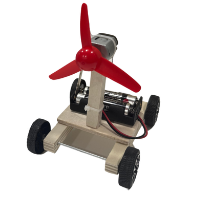 Play N Learn Self-Assembly Wind Powered Car | STEM Renewable Energy Kit