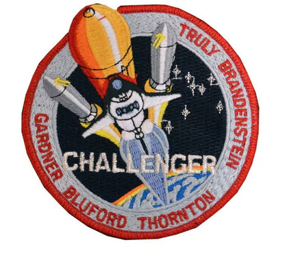 Play N Learn Embroidered Space Badge Iron-On Patches | NASA-Themed Decorative Set