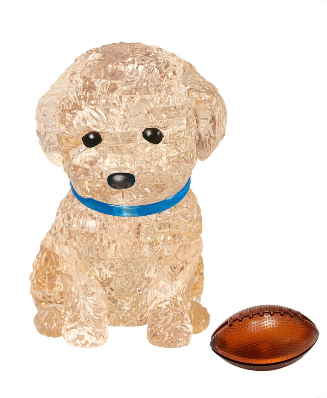 Jigsaw 3D Crystal Puzzle Apricot Toy Poodle Gift