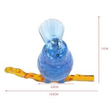 Play and Learn Jigsaw Play & Learn 3D Crystal Puzzle – Blue Bird, 48 Pieces