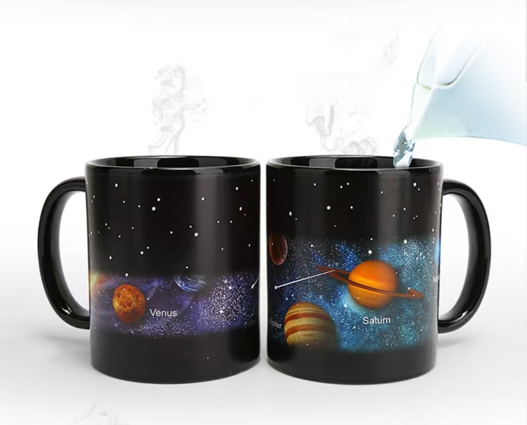 Magic Heat Colour Changing Planets Cup Gift