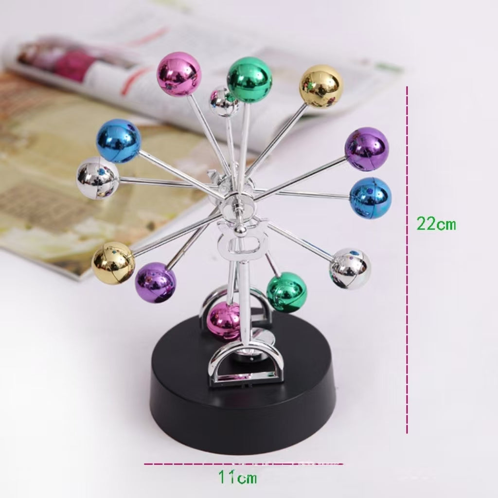 Kinetic Ferris Wheel Motion Toy with Colourful Spinning Desk Decoration & Stress Relief Gift