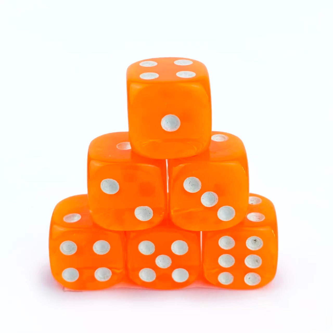 Coloured Dice for Games 6 Pieces Per Pack Random Colours