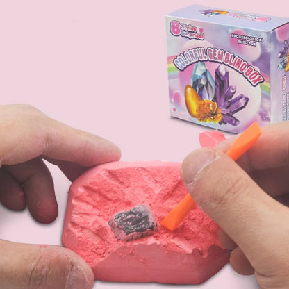 Play N Learn Dig A Gem Excavation Kit | Gemstone Discovery Party Gift