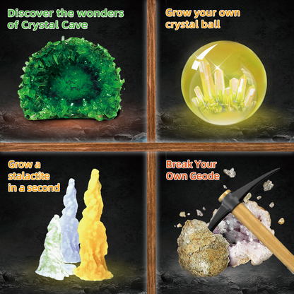 Play N Learn Big Bang Science Crystal Cave Adventure | Geology Science Kit for Kids