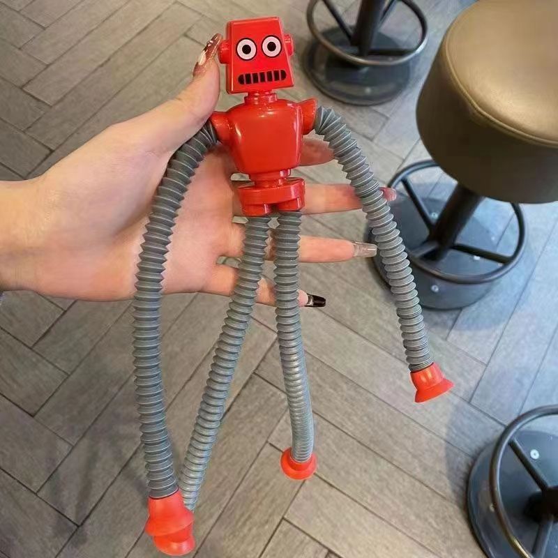 Fun Stretchable Pop Tube Robot Fidget Toy (Random Colour) 1 Piece