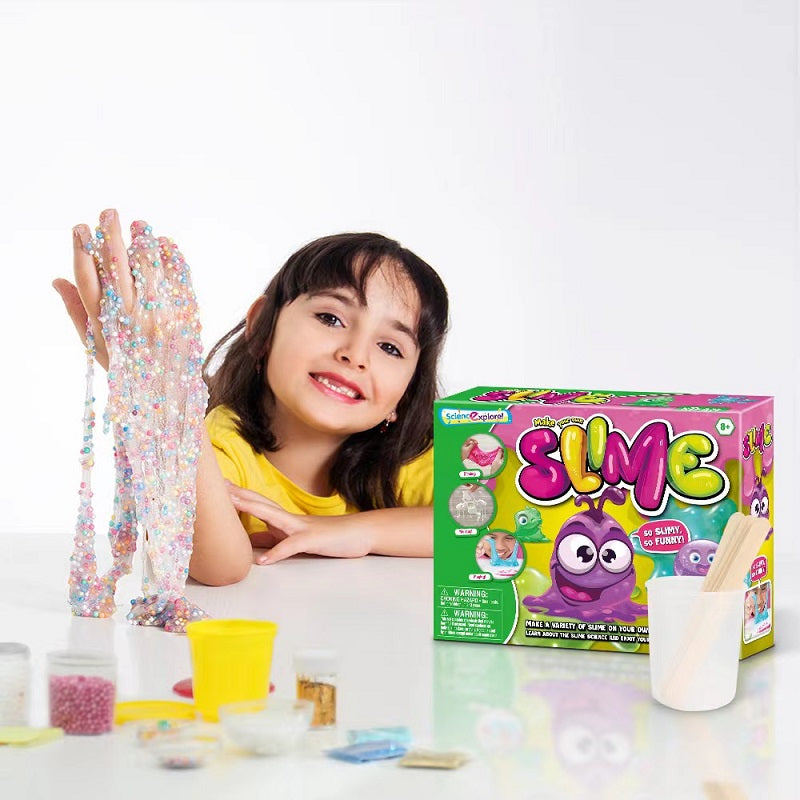 STEAM Science Explore Make Your Own Slime Experiments Gift Kit