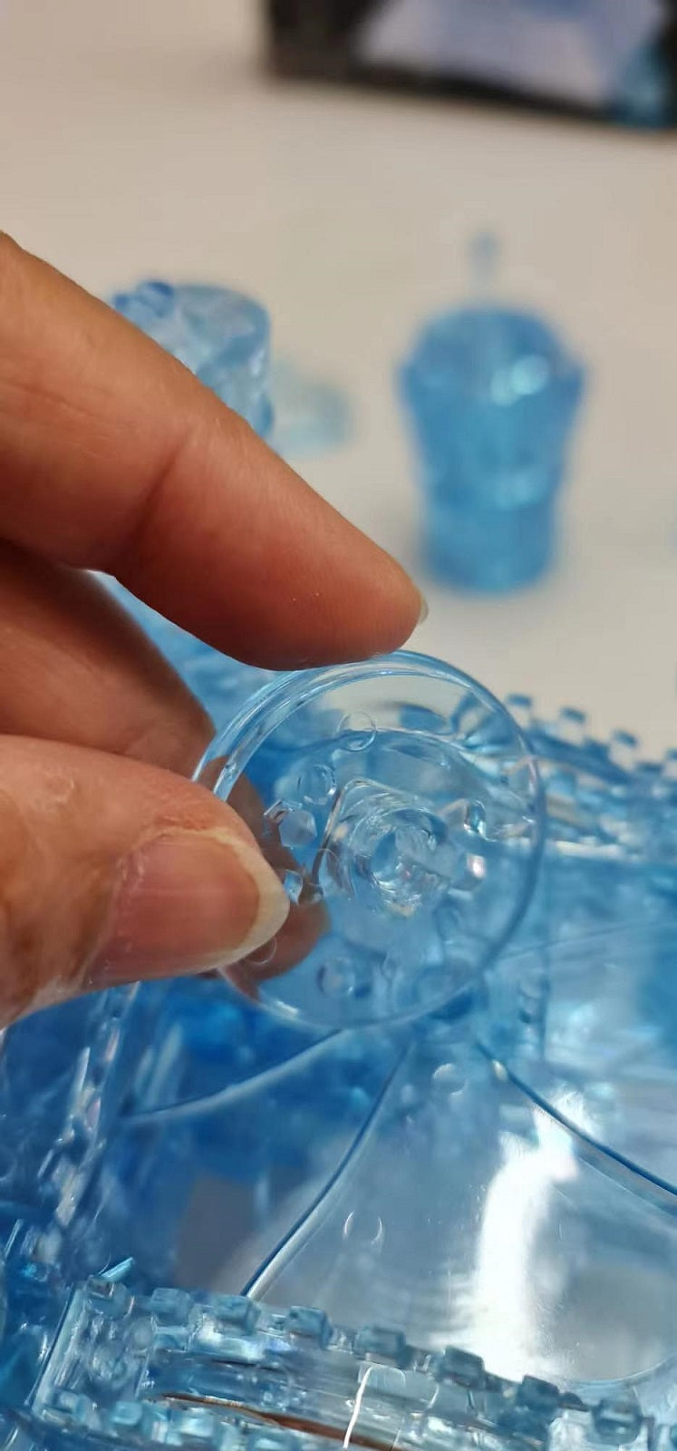 Jigsaw 3D Crystal Puzzle Grand Dark Blue Castle