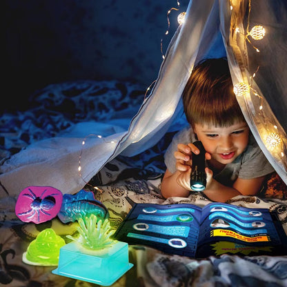 Play N Learn Make Your Own Glow in the Dark Experiments Kit | STEAM Science Set