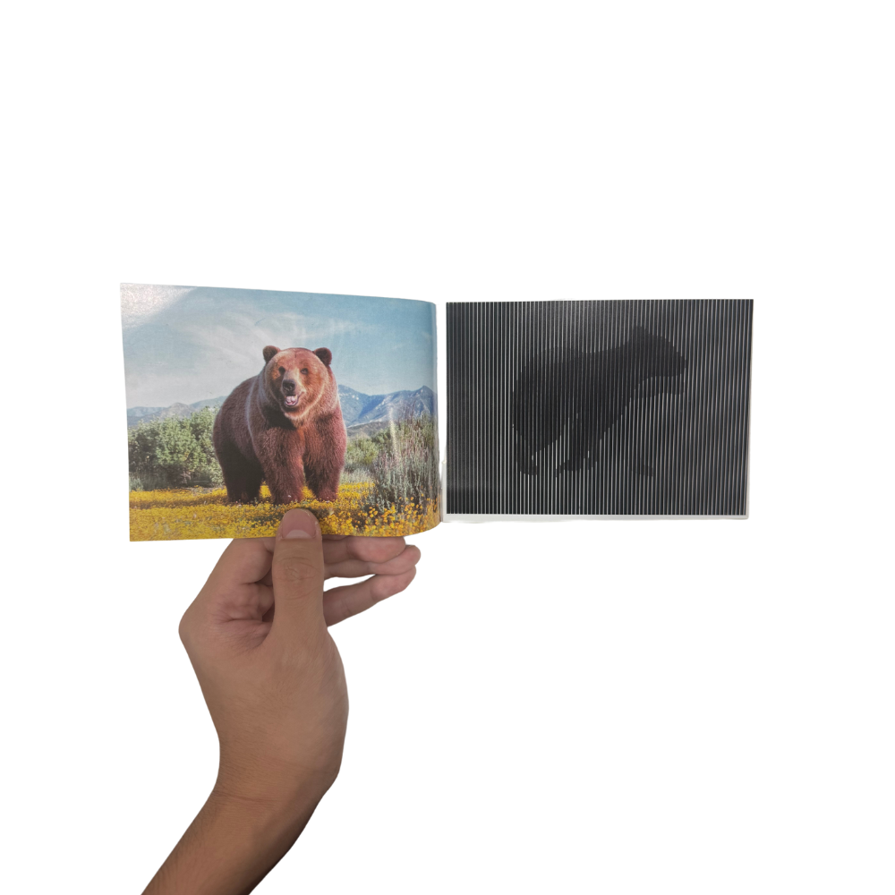 Optical Illusion Magic Moving Picture Book for Kids