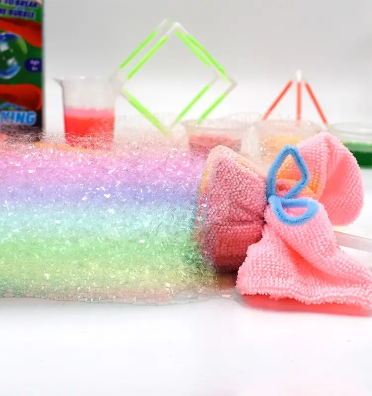 STEAM Big Bang Science Science Activity with Bouncing Bubble Making