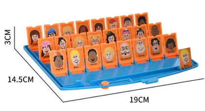 Play N Learn 707 Who Is It Board Game | Family Fun Guessing & Deduction Game