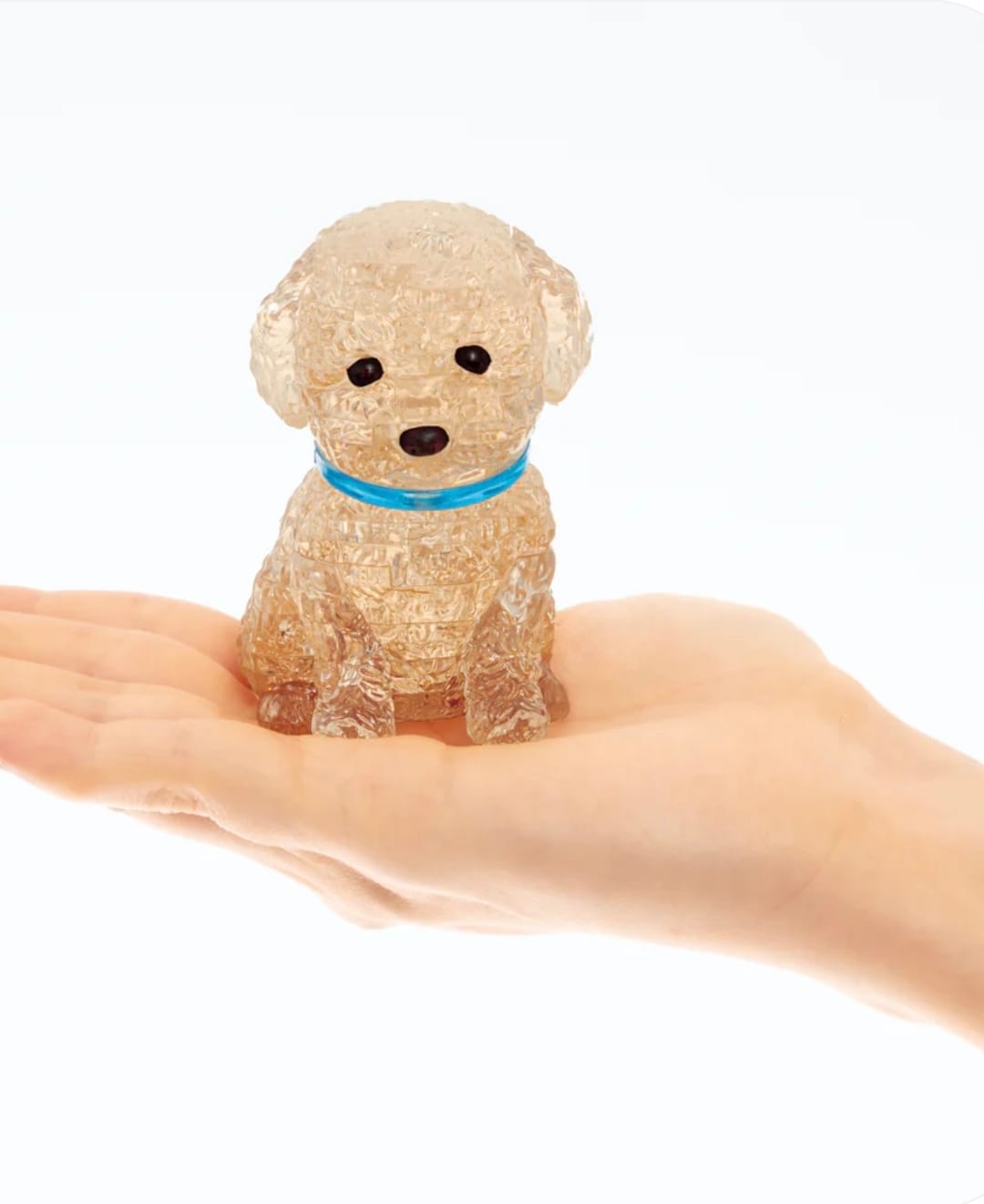 Jigsaw 3D Crystal Puzzle Apricot Toy Poodle Gift