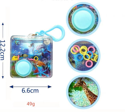 Play N Learn Fun Water Game with Keychain | Party Gift 3pcs Set (Random Designs)