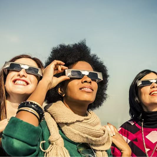 Paper Solar Eclipse Lenses