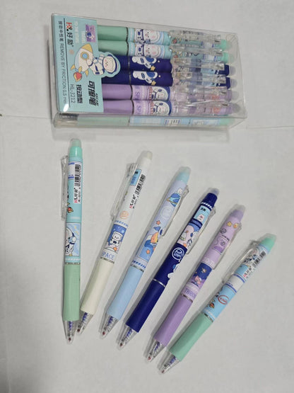 Play N Learn Erasable Pens 1 Box (12pcs) | Write, Erase, Rewrite (Random Colours)