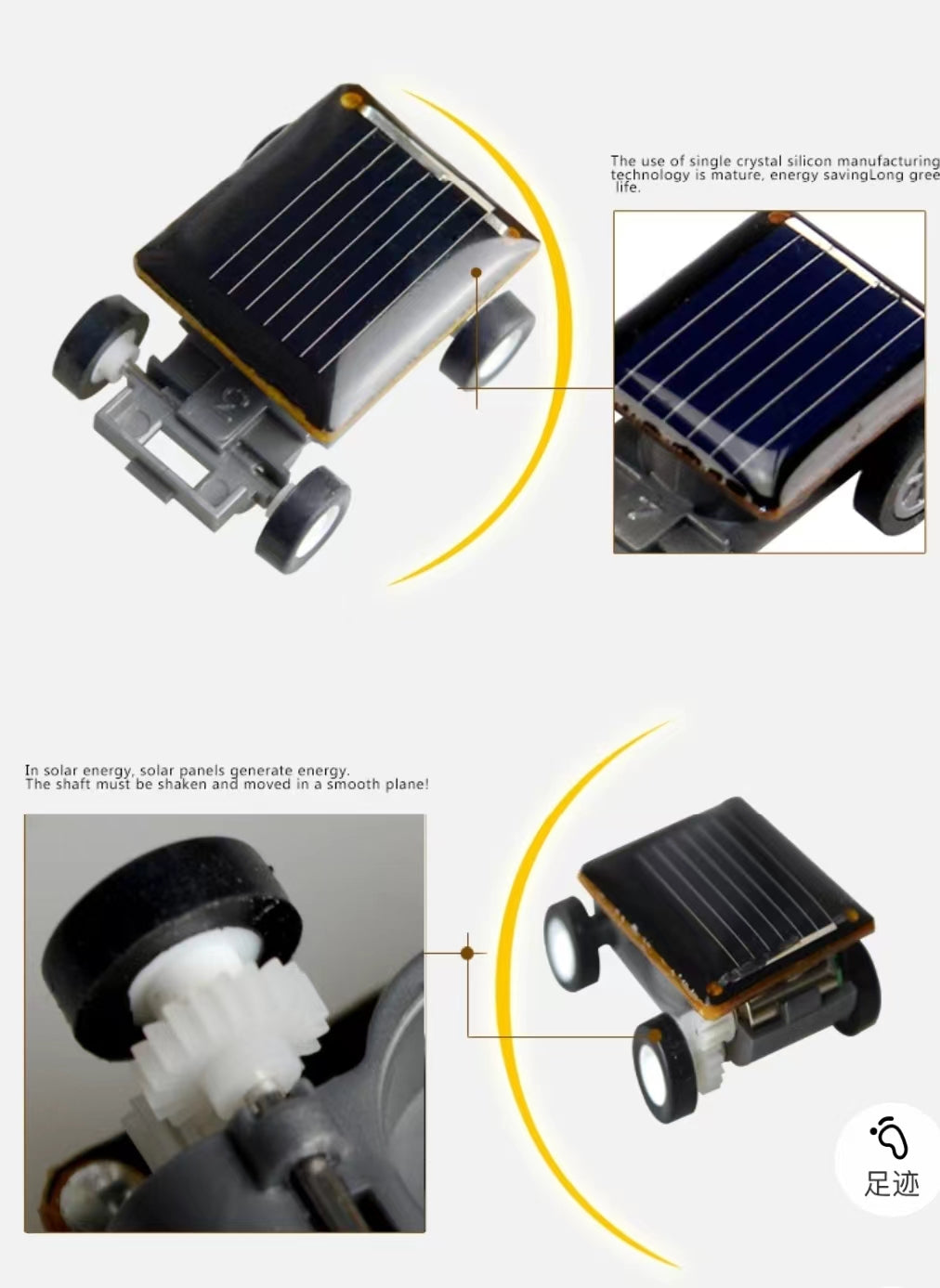 Fun in the Sun Solar Powered Toy Car for Kids Play