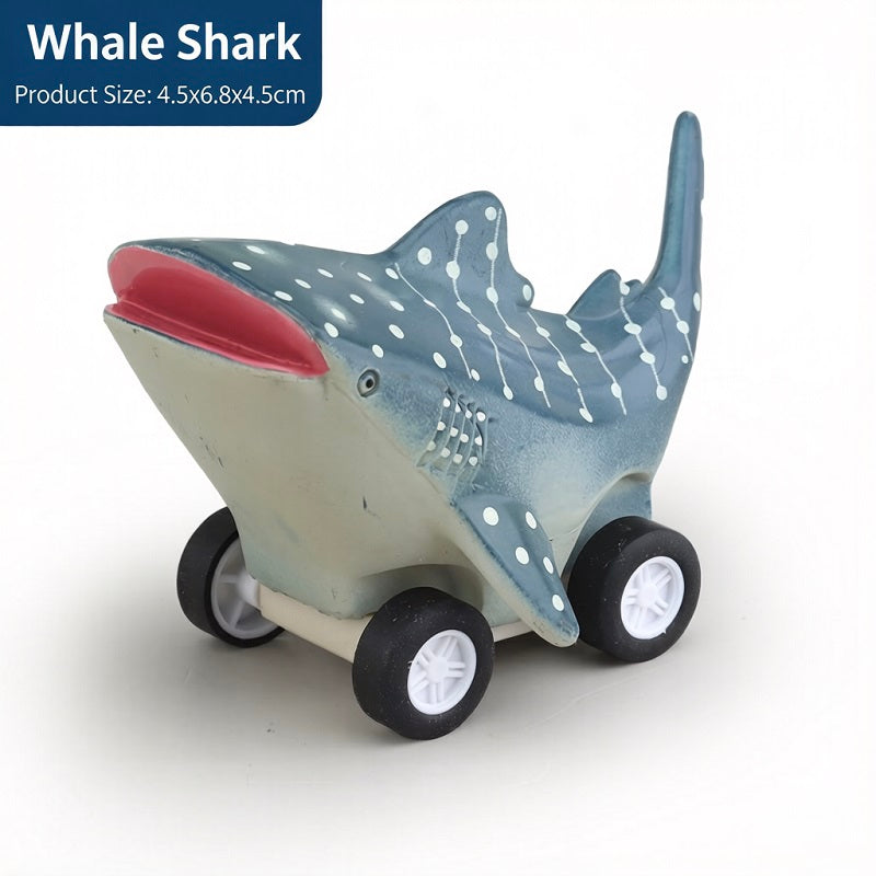 Pull Back Car with Various Shark Designs