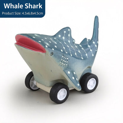 Play N Learn Pull Back Shark Cars | Sea Creature Toy for Kids