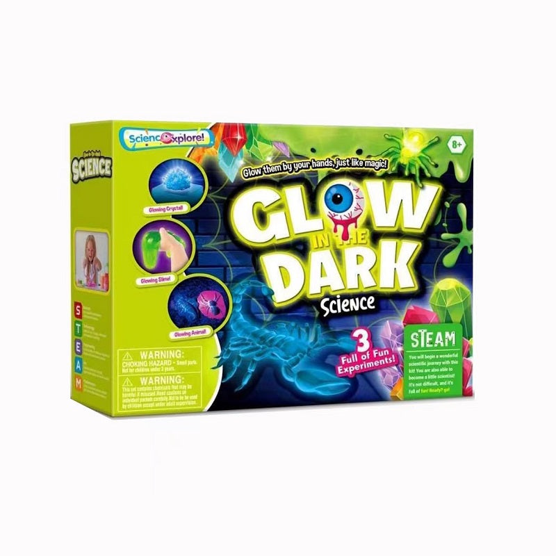STEAM Science Explore Make Your Own Glow in the Dark Experiments