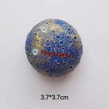Play N Learn Ceramic Solar System Magnet | Planet Astronaut Asteroid Assorted Designs