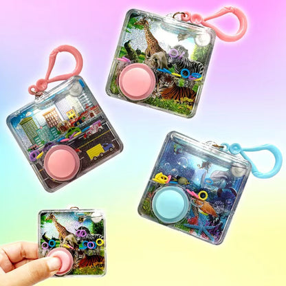 Play N Learn Fun Water Game with Keychain | Party Gift 3pcs Set (Random Designs)