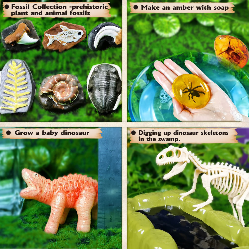 STEM Big Bang Science Exploring Prehistoric Life Dinosaur Fossil Excavation Kit for Kids