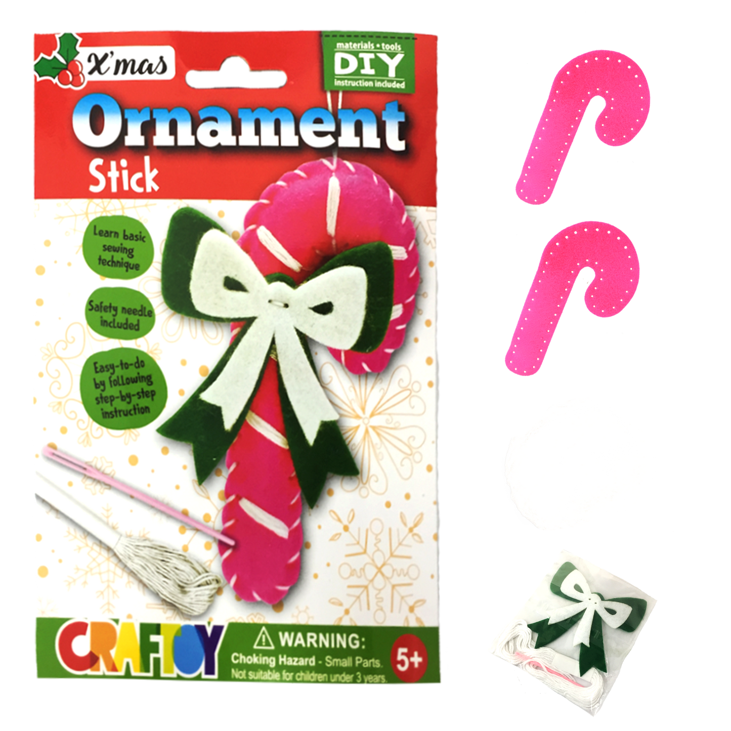 Play N Learn Art & Craft Ornaments Candy Stick