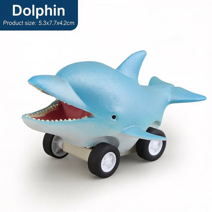 Play N Learn Pull Back Shark Cars | Sea Creature Toy for Kids