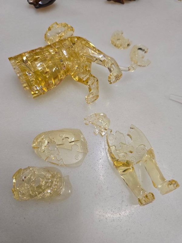 Jigsaw 3D Crystal Puzzle Lion and Cub