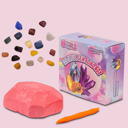 Play N Learn Dig A Gem Excavation Kit | Gemstone Discovery Party Gift