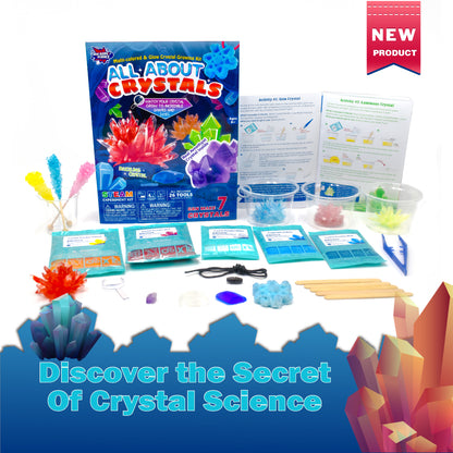 Play N Learn Big Bang Science Magic Crystal Kit | STEM Underwater Crystal Garden
