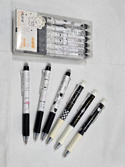 Play N Learn Erasable Pens 1 Box (12pcs) | Write, Erase, Rewrite (Random Colours)
