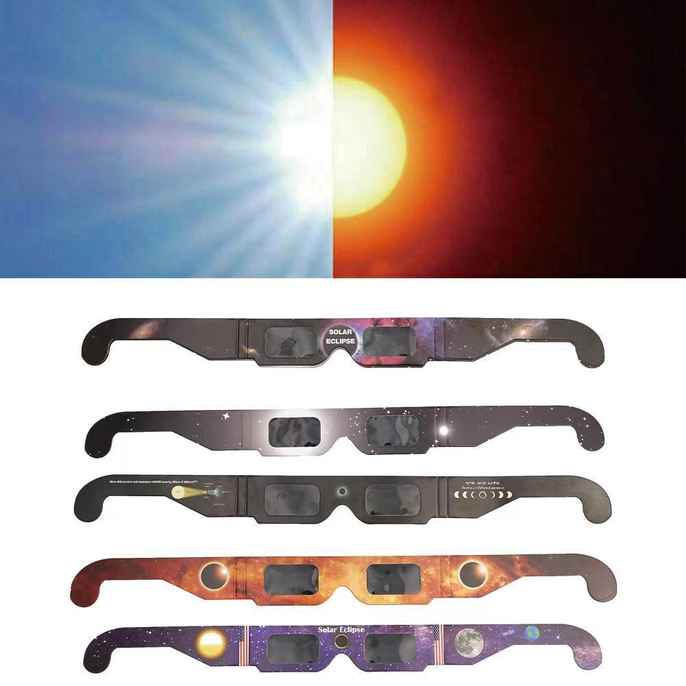 Paper Solar Eclipse Lenses