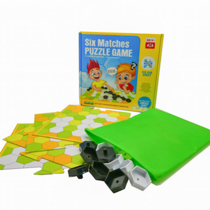 Play N Learn Six Matches Puzzle Board Game | 2-Player Strategy & Math Skills Game
