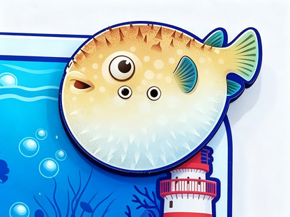 Funny Fridge Magnets Moveable Sea Animals