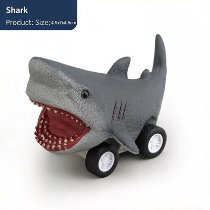 Play N Learn Pull Back Shark Cars | Sea Creature Toy for Kids