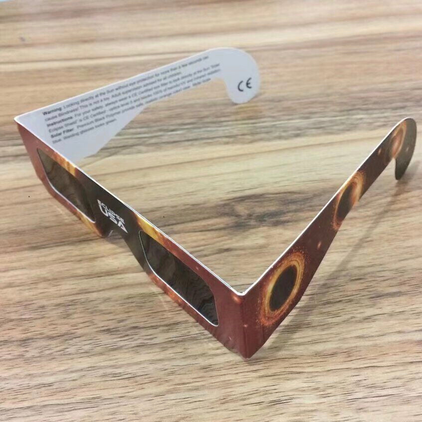 Paper Solar Eclipse Lenses