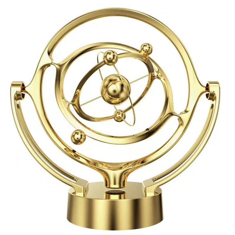 Kinetic Globe Motion Toy with Spinning Desk Decoration & Stress Relief Gift for Home or Office