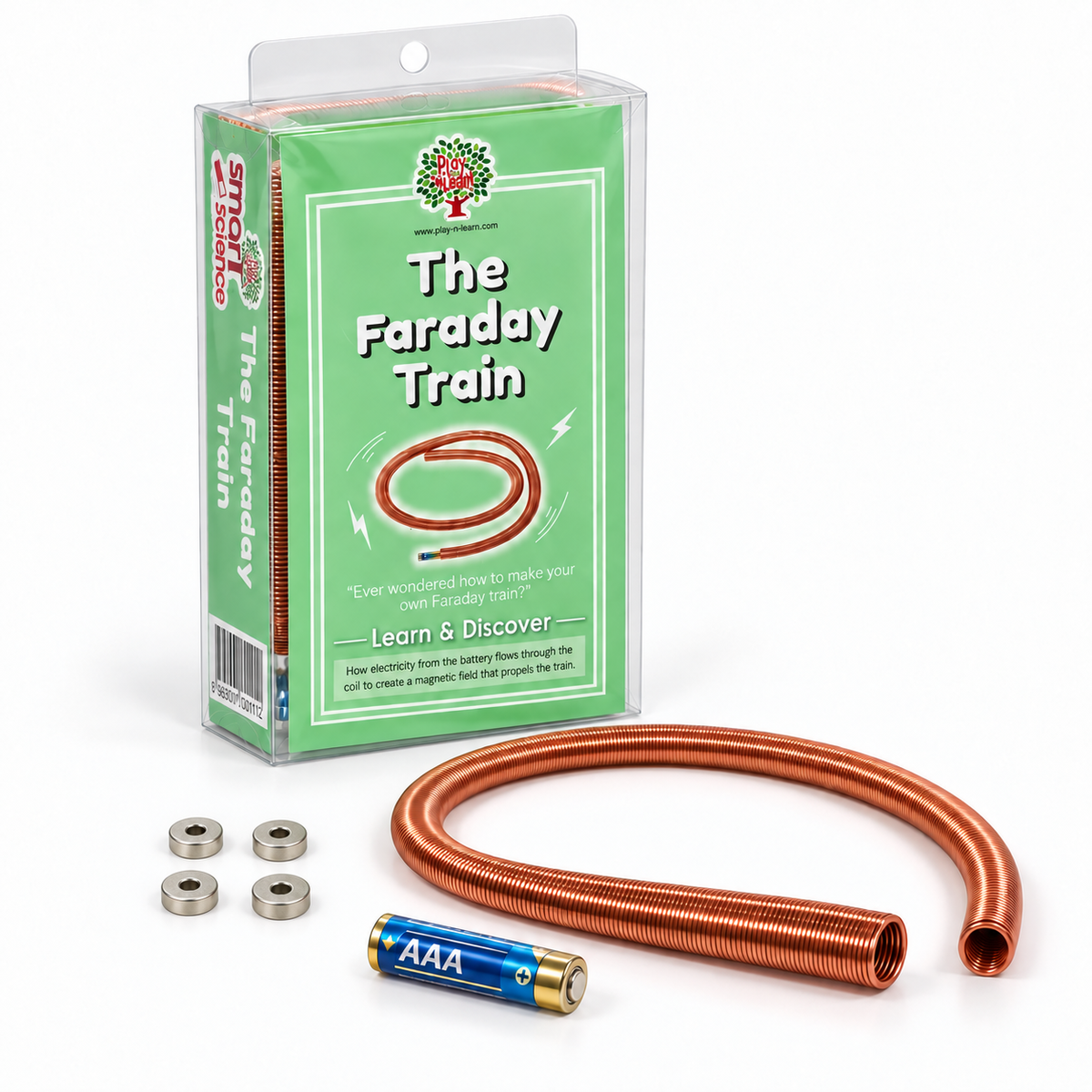 Play N Learn The Faraday Train | Electricity & Magnetism STEM Science Kit