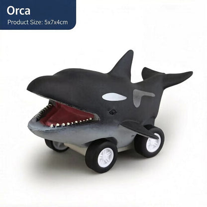 Play N Learn Pull Back Shark Cars | Sea Creature Toy for Kids